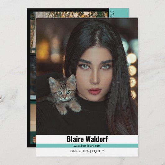 Malibu Ridge 4 | Modelcompcards Kaart (Voorkant / Achterkant)