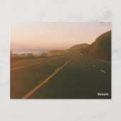Malibu Roadtrip Briefkaart (Achterkant)