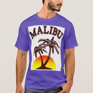 Malibu Rum Gift Halloween Day Thanksgiving Christm T-shirt