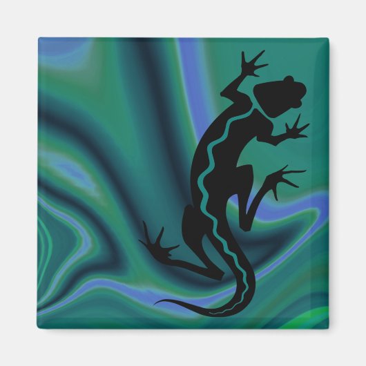 "Malibu Salamander" door Cheryl Daniels Magneet (Voorkant)