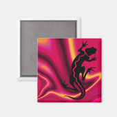 "Malibu Salamander" door Cheryl Daniels Magneet (Voorkant / Achterkant)