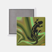 "Malibu Salamander" door Cheryl Daniels Magneet (Voorkant / Achterkant)