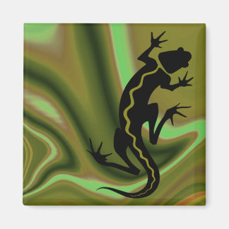 "Malibu Salamander" door Cheryl Daniels Magneet