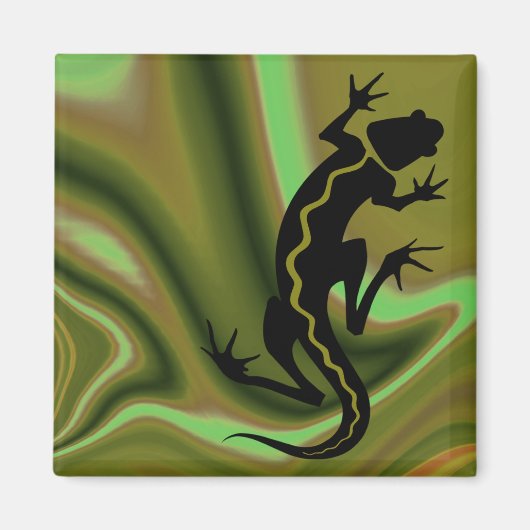 "Malibu Salamander" door Cheryl Daniels Magneet (Voorkant)