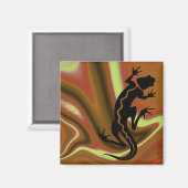 "Malibu Salamander" door Cheryl Daniels Magneet (Voorkant / Achterkant)