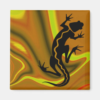 "Malibu Salamander" door Cheryl Daniels Magneet