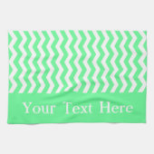 Malibu Seafoam Wave Chevron aanpasbaar Theedoek (Horizontaal)