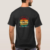 Malibu strand Californië zomer vakantie familie T-shirt (Achterkant)