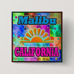Malibu Sun en Palms Button