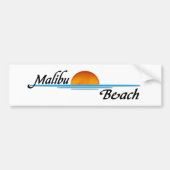 Malibu Sunset Bumpersticker (Voorkant)