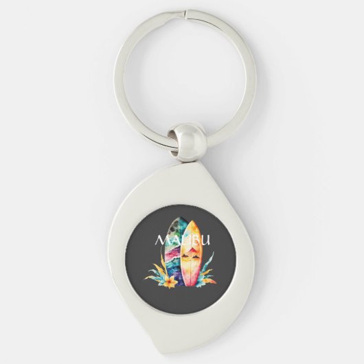 Malibu Surf Boards Sleutelhanger (Voorkant)