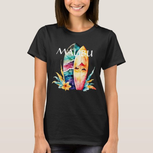 Malibu Surf Boards T-shirt (Voorkant)