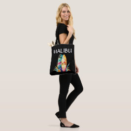 Malibu Surf Boards Tote Bag