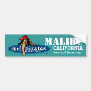 Malibu Surf Shop Bumpersticker