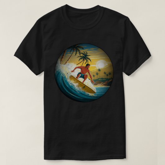 Malibu Surf T-shirt (Design voorkant)