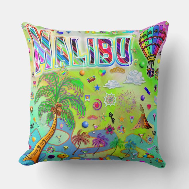 Malibu Tijdloos Melody kussen (Voorkant)