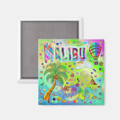 Malibu Tijdloze Melodie Magneet (Voorkant / Achterkant)