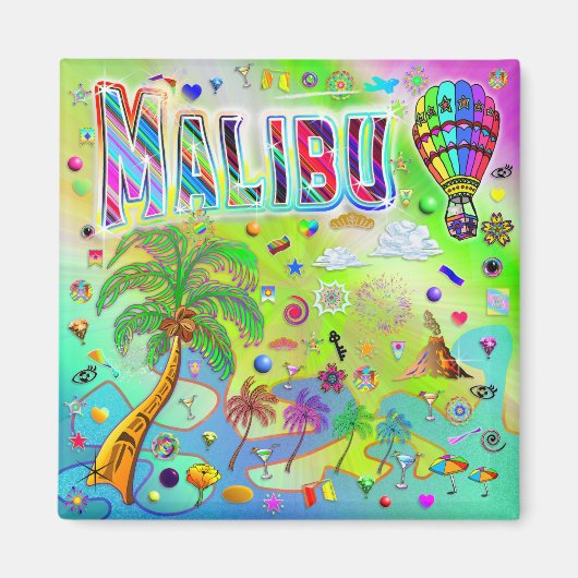 Malibu Tijdloze Melodie Magneet (Voorkant)