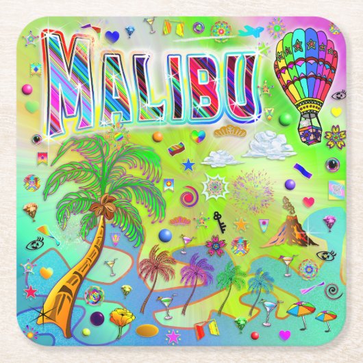 Malibu Timeless Melody Onderzetter (Voorkant)