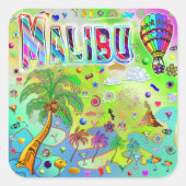 Malibu Timeless Melody Sticker (Voorkant)