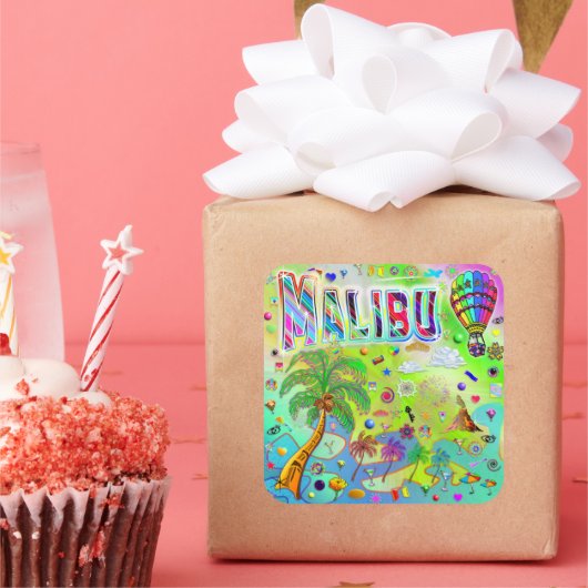 Malibu Timeless Melody Sticker (Feest)