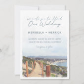 Malibu | Trail Waterverf Weddenschap Californië Kaart (Voorkant)