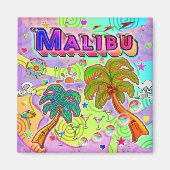 Malibu Vacation Target Magnet (Voorkant)
