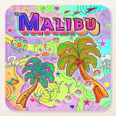 Malibu Vacation Target Onderzetter (Voorkant)