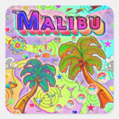 Malibu Vacation Target Sticker (Voorkant)