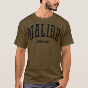 Malibu vertegenwoordigt stad t-shirt