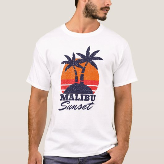 Malibu Zomer T-shirt (Voorkant)