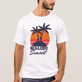 Malibu zomer T-shirt (Voorkant)