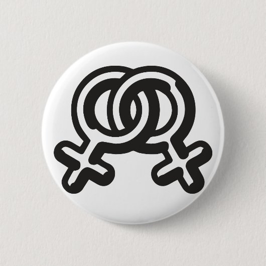 Malicia HomoWomen Ronde Button 5,7 Cm (Voorkant)