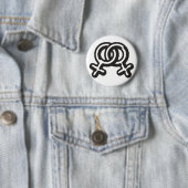 Malicia HomoWomen Ronde Button 5,7 Cm (In situ)