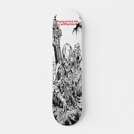 MALICIEUZE SCHADE ZOMBIE SKATEBOARD (Voorkant)