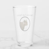 Malicious Law Squirrel Glass Glas (Achterkant)