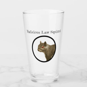 Malicious Law Squirrel Glass Glas