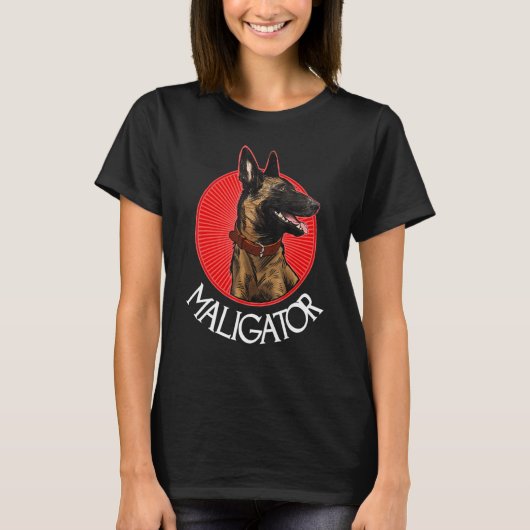 Maligator Belgian Malinois T-shirt (Voorkant)