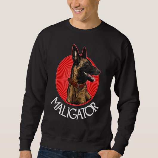 Maligator Belgian Malinois Trui (Voorkant)