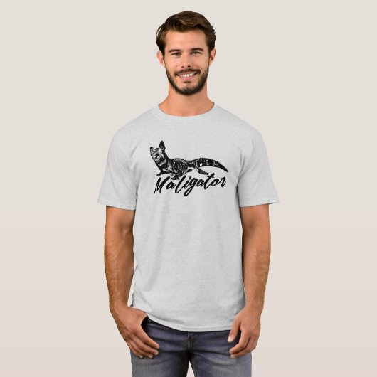 Maligator - Malinois - Belgische herder T-shirt (Voorkant volledig)