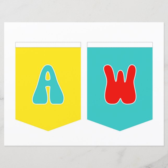 Maligayang Kaarawan Banner AW (Voorkant)