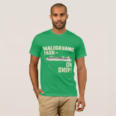 Maligayang Pask-OH SHIP! Gold kerstcruise T-shirt (Voorkant volledig)