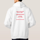 Maligayang Pask-OH SHIP! Green Kerstmis Cruise Ho Hoodie (Achterkant)
