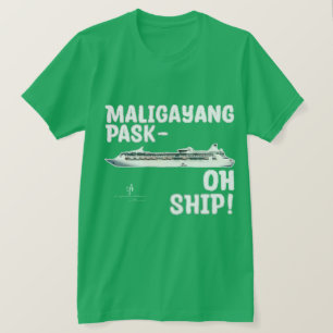 Maligayang Pask-OH SHIP! Zilverkerstcruise T-shirt