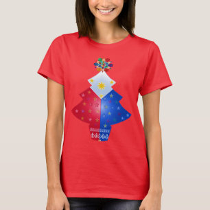 Maligayang Pasko, Filipijnen kerstboom T-shirt