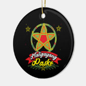 Maligayang Pasko Filipino KerstFilipijnen Keramisch Ornament (Links)