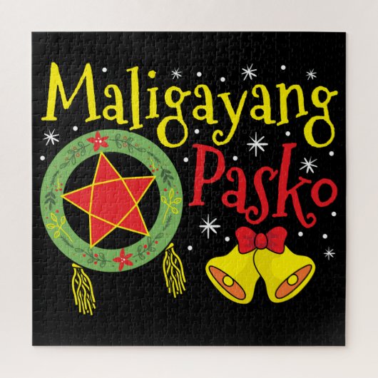 Maligayang Pasko Filipino KerstFilipijnen Legpuzzel (Verticaal)