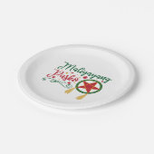 Maligayang Pasko Filipino KerstFilipijnen Papieren Bordje (Gekanteld)