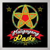 Maligayang Pasko Filipino KerstFilipijnen Poster (Voorkant)