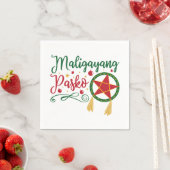 Maligayang Pasko Filipino KerstFilipijnen Servet (Insitu)